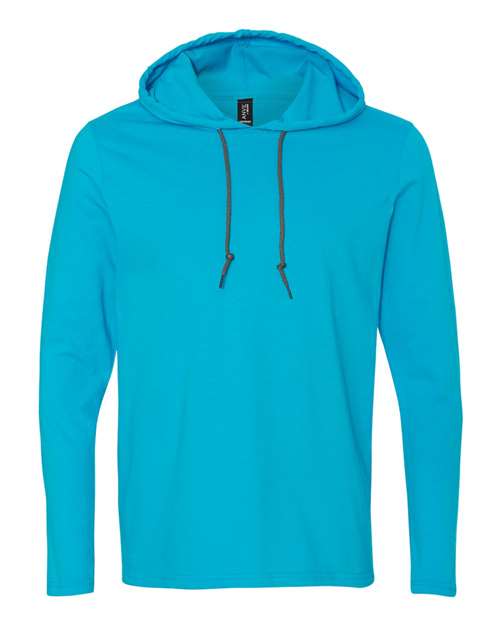 Gildan Unisex Softstyle® Lightweight Hooded Long Sleeve T-Shirt