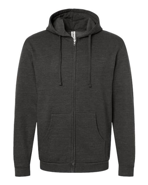 Tultex Unisex Full-Zip Hooded Sweatshirt