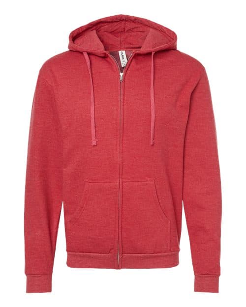 Tultex Unisex Full-Zip Hooded Sweatshirt