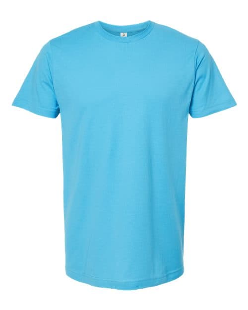 Tultex Unisex Fine Jersey T-Shirt in Aqua