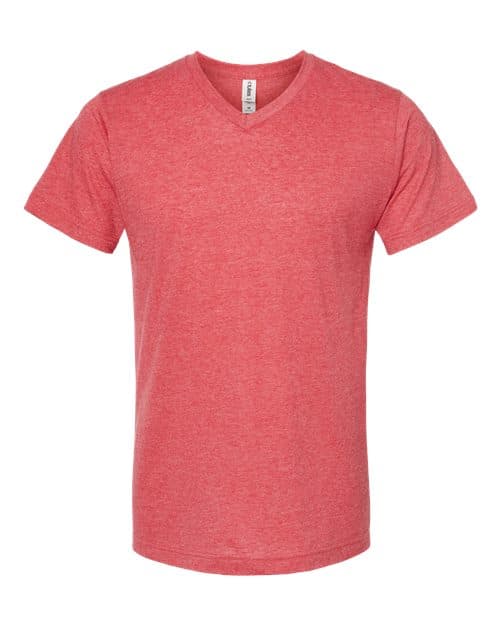 Tultex Men's Poly-Rich V-Neck T-Shirt