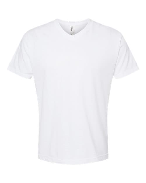 Tultex Men's Poly-Rich V-Neck T-Shirt