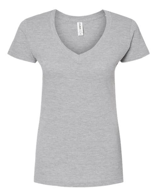 Tultex Women's Fine Jersey V-Neck T-Shirt