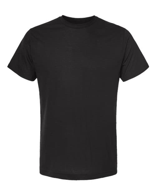 Tultex Unisex Poly-Rich T-Shirt in Black