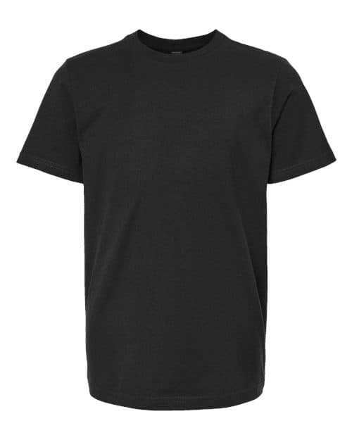 Tultex Youth Heavyweight Jersey T-Shirt in Black