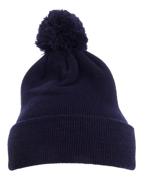 YP Classics Pom-Pom Cuffed Knit Beanie