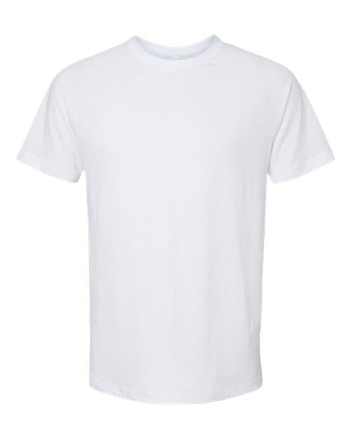 BELLA + CANVAS Men's Heather CVC Raglan Tee