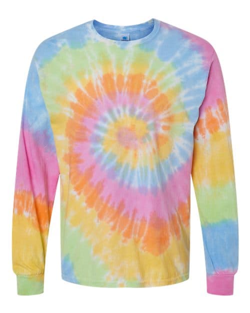 Colortone Unisex Tie-Dyed Long Sleeve T-Shirt