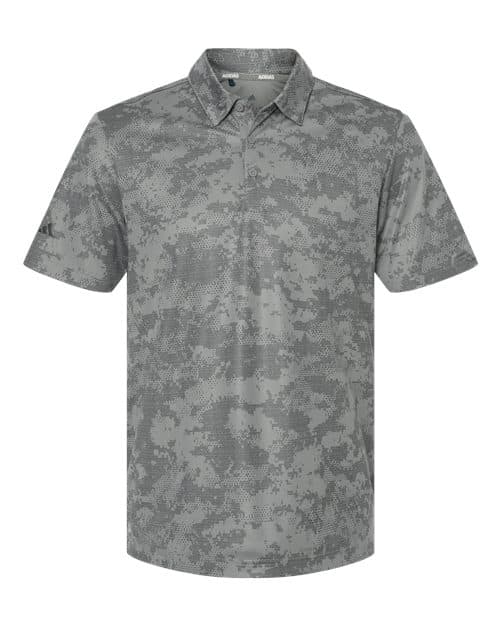 Adidas Men's All Over Camo Print Polo