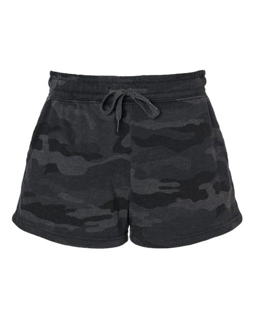 Independent Trading Co. Women’s Lightweight California Wave Wash Fleece Shorts