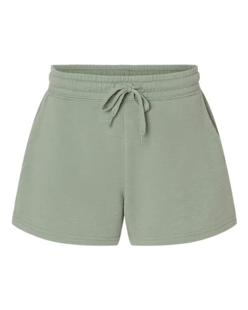 Independent Trading Co. Women’s Lightweight California Wave Wash Fleece Shorts