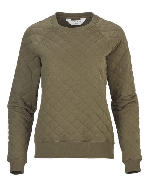 Boxercraft Women's Quilted Crewneck Pullover