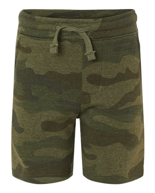 Independent Trading Co. Toddler Lightweight Special Blend Fleece Shorts