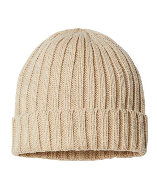 Atlantis Headwear Sustainable Cable Knit Cuffed Beanie
