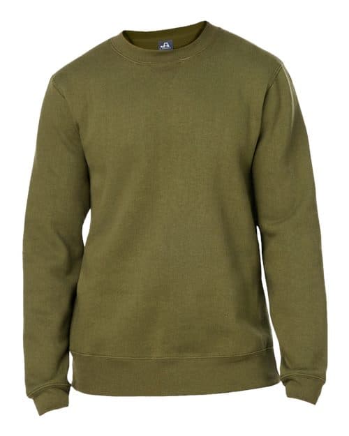 J. America Unisex Premium Fleece Crewneck Sweatshirt