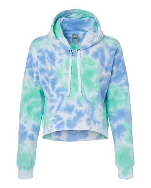J. America Women's Crop Hooded Sweatshirt