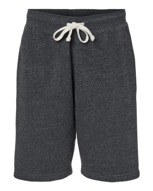 J. America Unisex Triblend Fleece Shorts