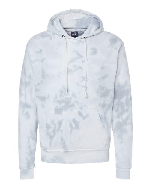 J. America Men's Tie-Dyed Fleece Hooded Sweatshirt