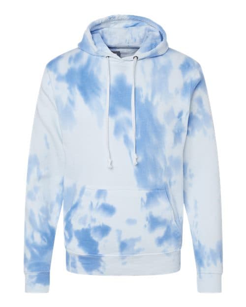 J. America Men's Tie-Dyed Fleece Hooded Sweatshirt
