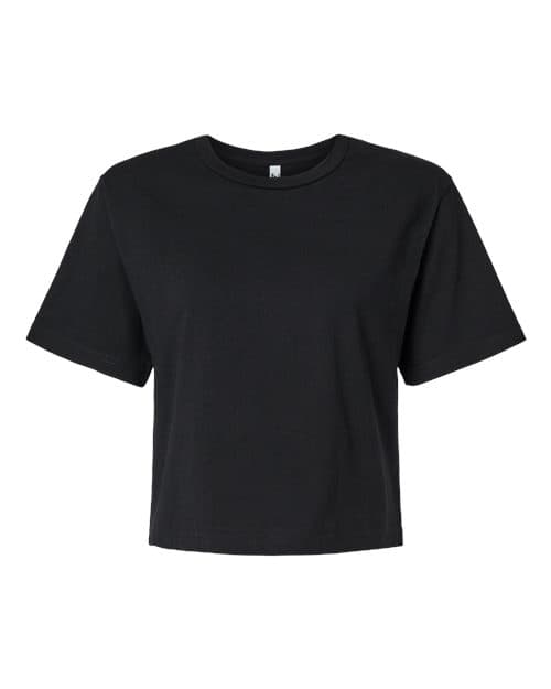 American Apparel Women's Fine Jersey Mid-Length Boxy Tee