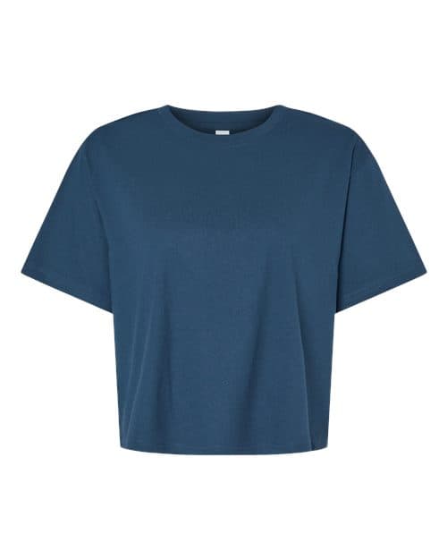 American Apparel Women's Fine Jersey Mid-Length Boxy Tee
