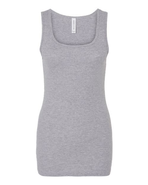 BELLA + CANVAS Women's Micro Rib Tank in Athletic Heather