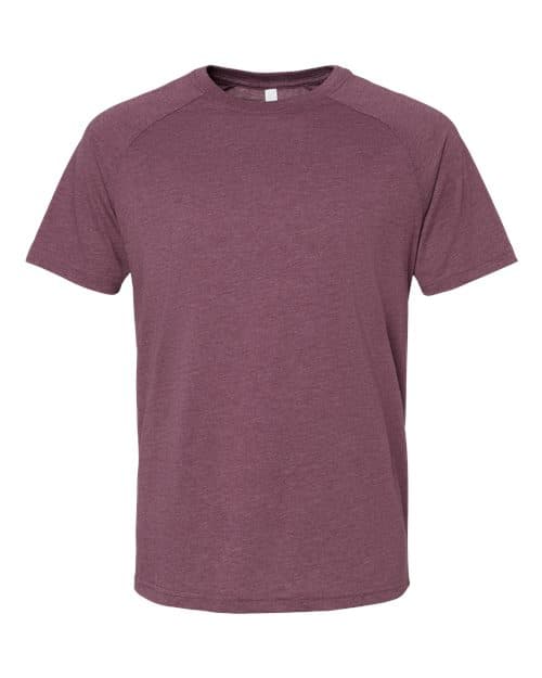 BELLA + CANVAS Men's Heather CVC Raglan Tee