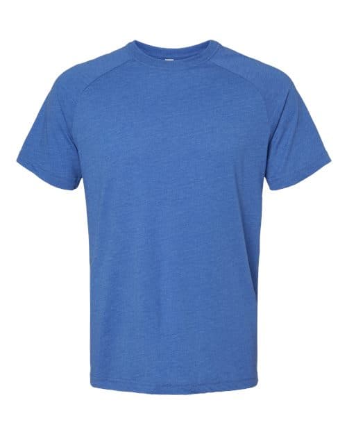 BELLA + CANVAS Men's Heather CVC Raglan Tee