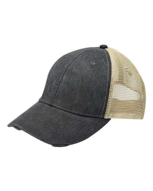 Adams Headwear Ollie Distressed Trucker Cap