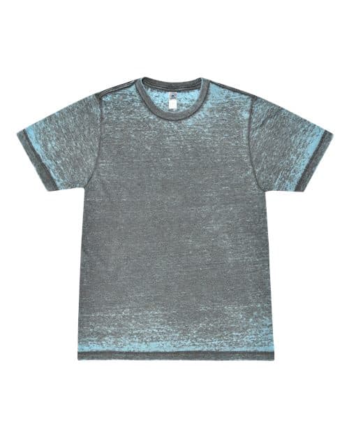 Colortone Unisex Acid Wash Burnout T-Shirt in Arctic Grey