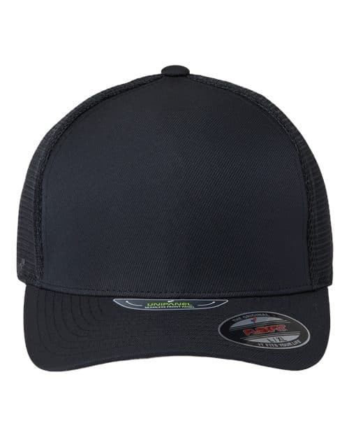 Flexfit Unipanel™ Trucker Cap in Black