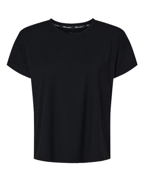 Champion Women's Sport Soft Touch T-Shirt in Black