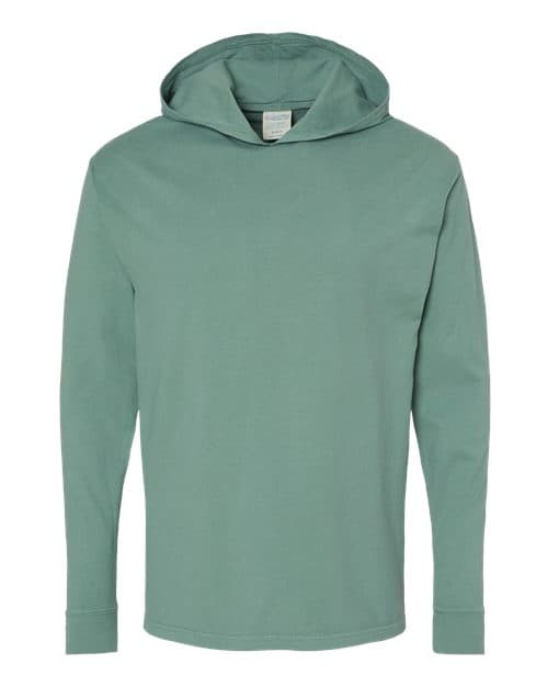 ComfortWash by Hanes Unisex Garment-Dyed Jersey Hooded Long Sleeve T-Shirt
