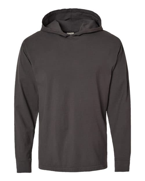 ComfortWash by Hanes Unisex Garment-Dyed Jersey Hooded Long Sleeve T-Shirt