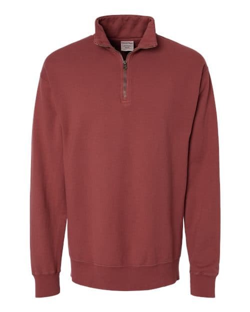 ComfortWash by Hanes Unisex Garment-Dyed Quarter-Zip Sweatshirt