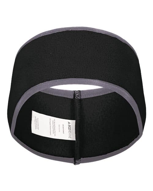 Augusta Sportswear Eco Revive™ Polar Fleece Headband in Black