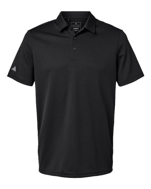 Adidas Men's Micro Piqué Polo in Black