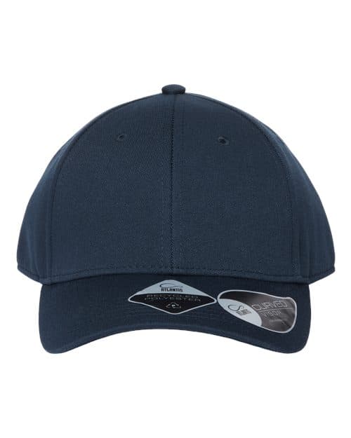 Atlantis Headwear Sustainable Structured Cap in Navy