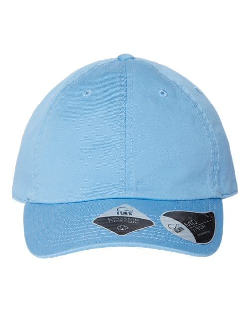 Atlantis Headwear Sustainable Dad Hat in Columbia Blue