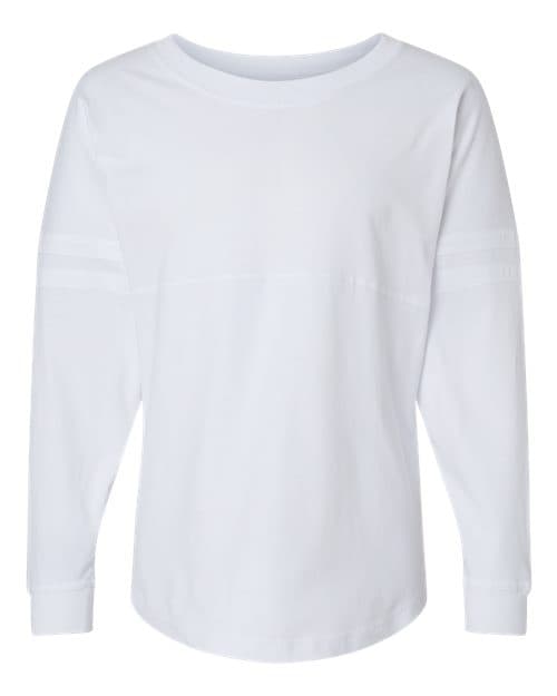 Boxercraft Women's Pom Pom Long Sleeve Jersey T-Shirt