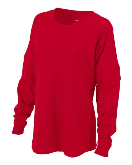 Boxercraft Women's Pom Pom Long Sleeve Jersey T-Shirt
