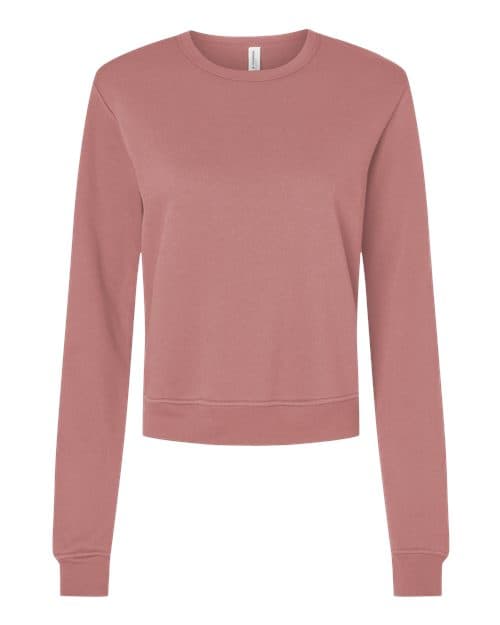 BELLA + CANVAS Women's Sponge Fleece Crewneck Sweatshirt