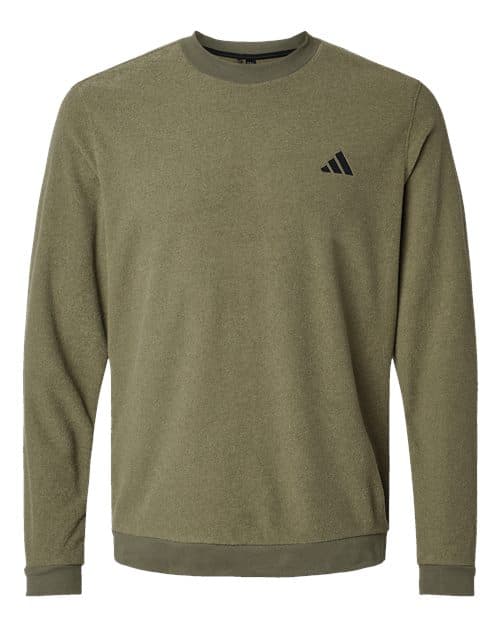 Adidas Men's Terry Loop Crewneck Sweatshirt