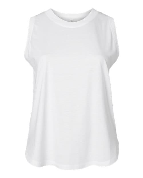 LAT Women's Curvy Relaxed Fine Jersey Tank