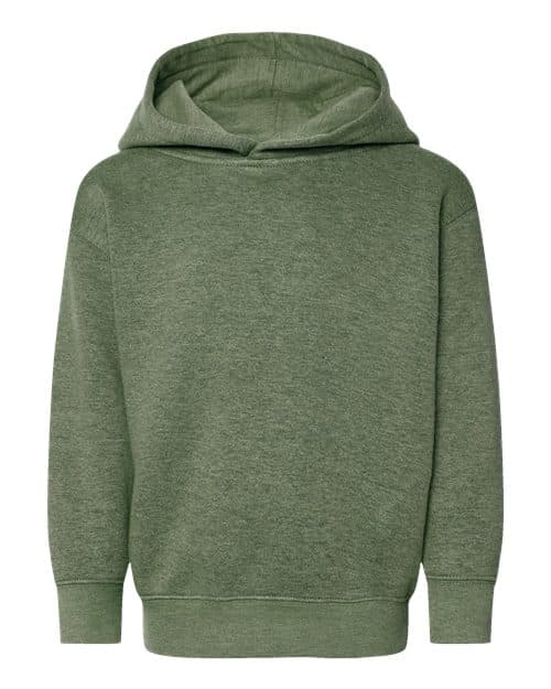 Rabbit Skins Toddler Pullover Fleece Hoodie in Bamboo Blackout