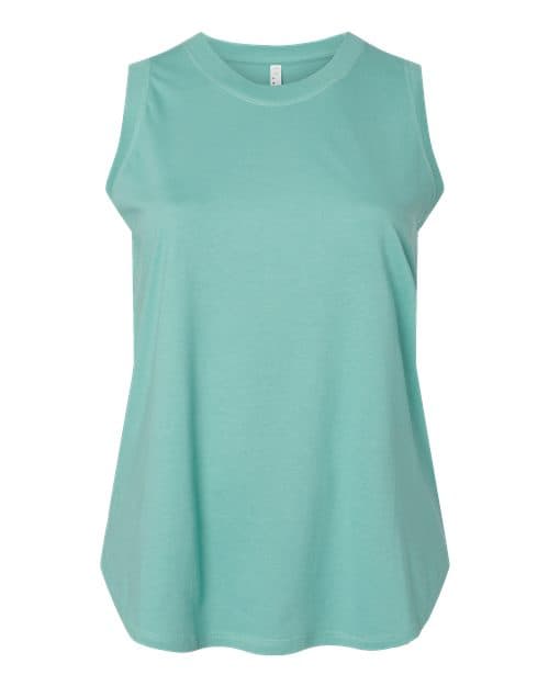 LAT Women's Curvy Relaxed Fine Jersey Tank