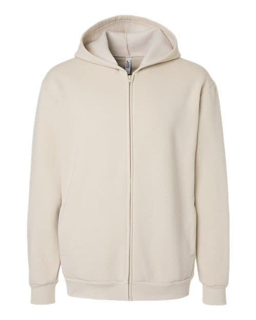 American Apparel Unisex ReFlex Fleece Full-Zip Hoodie Sweatshirt