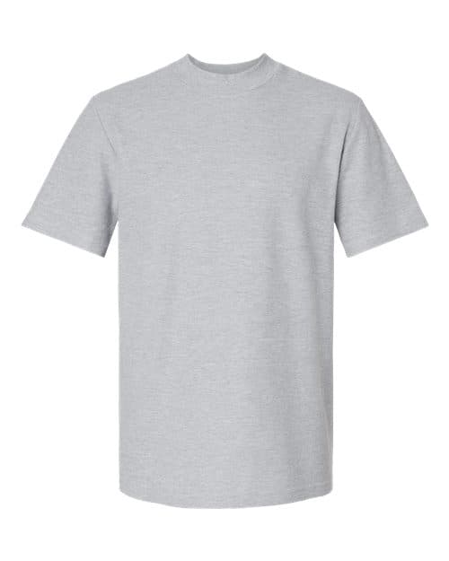 American Apparel Unisex Pique Mock Neck Tee