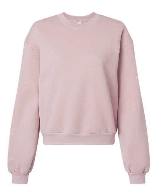 American Apparel Women's ReFlex Fleece Crewneck Sweatshirt