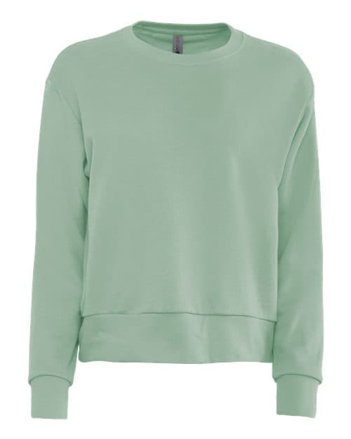 Next Level Women's Laguna Sueded Crewneck Sweatshirt